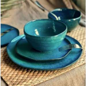 Nevy Blue Color Plate Set