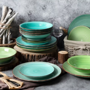 Milky Color full Dinner Set