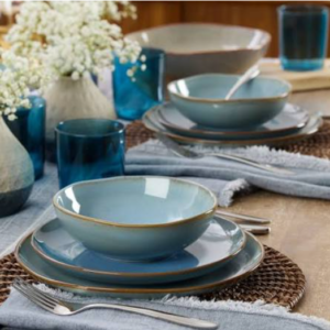 Blue Color Dinner set